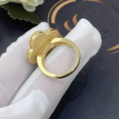 [Topon Jewelry]CLOVER WHITE MOP RING