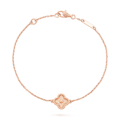 [Topon Jewelry]CLOVER SINGLE FLOWER BRACELET