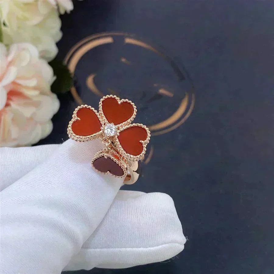 [Topon Jewelry]SWEET CLOVER CARNELIAN RING