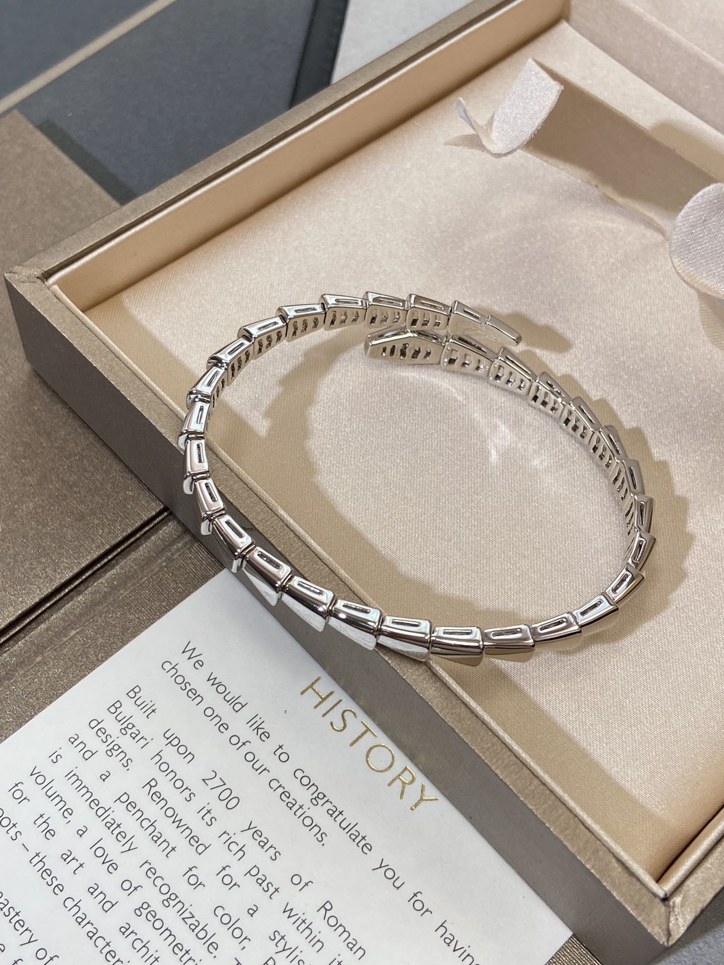 [Topon Jewelry]SERPENTI VIPER SILVER BRACELET