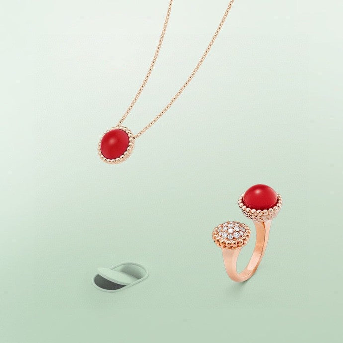 [Topon]PERLEE COULEURS DIAMOND ROSE GOLD BETWEEN THE FINGER RING