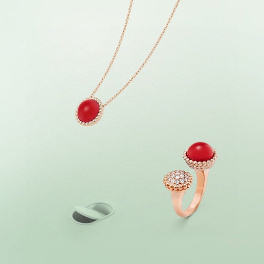 [Topon]PERLEE COULEURS DIAMOND ROSE GOLD BETWEEN THE FINGER RING