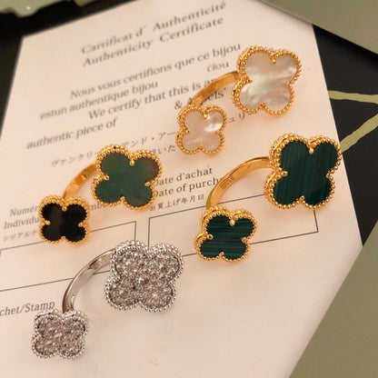 [Topon Jewelry]CLOVER BETWEEN THE FINGER RING