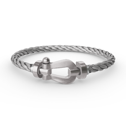 [Topon Jewelry]FORCE LARGE HORSESHOE NO DIAMOND BRACELET SILVER