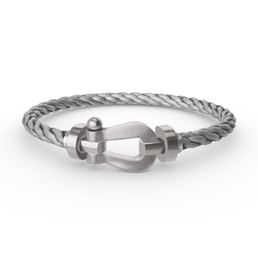 [Topon]FORCE LARGE HORSESHOE NO DIAMOND BRACELET SILVER