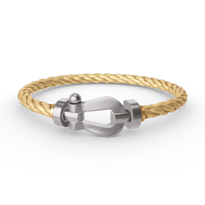 [Topon Jewelry]FORCE LARGE HORSESHOE NO DIAMOND BRACELET SILVER