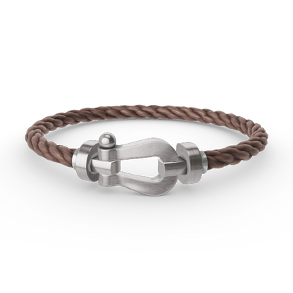 [Topon Jewelry]FORCE LARGE HORSESHOE NO DIAMOND BRACELET SILVER