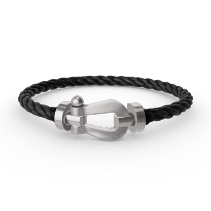 [Topon Jewelry]FORCE LARGE HORSESHOE NO DIAMOND BRACELET SILVER