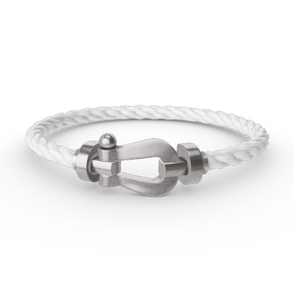 [Topon Jewelry]FORCE LARGE HORSESHOE NO DIAMOND BRACELET SILVER