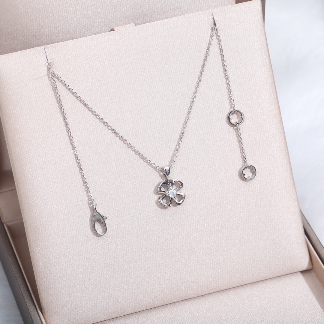 [Topon Jewelry]FIOREVER NECKLACE DIAMOND CENTER