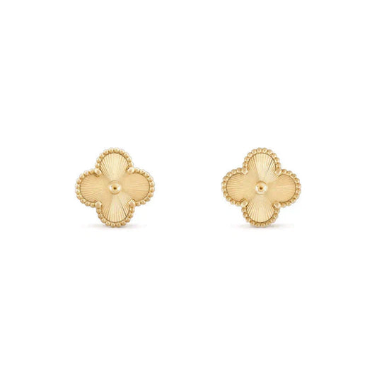 [Topon]CLOVER MEDIUM 1 MOTIFS LASER EARRINGS