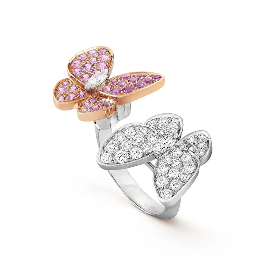 [Topon Jewelry]TWIN BUTTERFLY DIAMOND RING